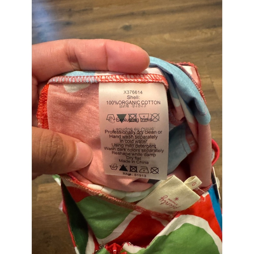 Anthropologie Plenty by Tracy Reese Floral Puff Sleeve Tie Back Romper Red NWT - Picture 4 of 5